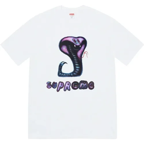 Exclusive Snake Tee , male, Sizes: L, M - Supreme - Modalova