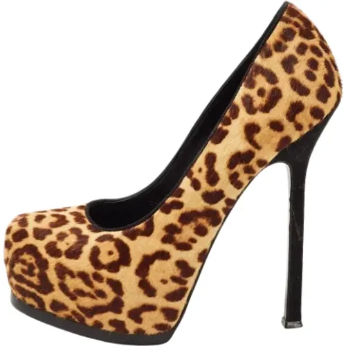 Pre-owned Stoff heels - Yves Saint Laurent Vintage - Modalova