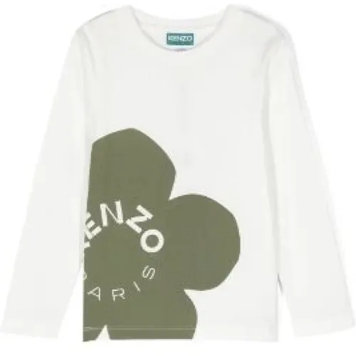 Langarm T-Shirt mit Blumendesign - Kenzo - Modalova