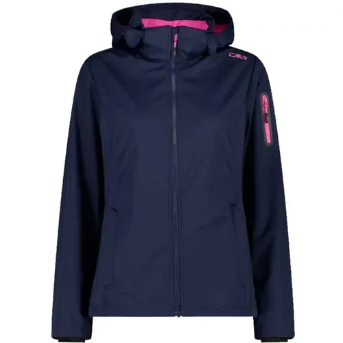Waterproof Coat with Detachable Hood , female, Sizes: XL, S, 2XL, M - CMP - Modalova