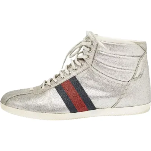 Pre-owned Fabric sneakers , female, Sizes: 8 1/2 UK - Gucci Vintage - Modalova