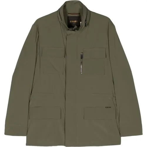 Manolo-KN' field hooded jacket , male, Sizes: 3XL, L, 4XL - Moorer - Modalova
