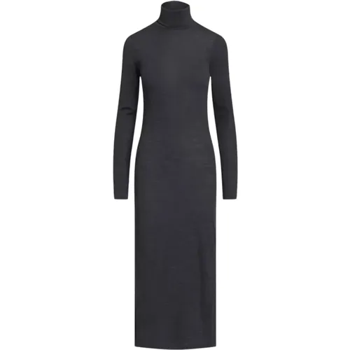 Figurbetontes Midi-Kleid mit Rollkragen , Damen, Größe: M - Ralph Lauren - Modalova