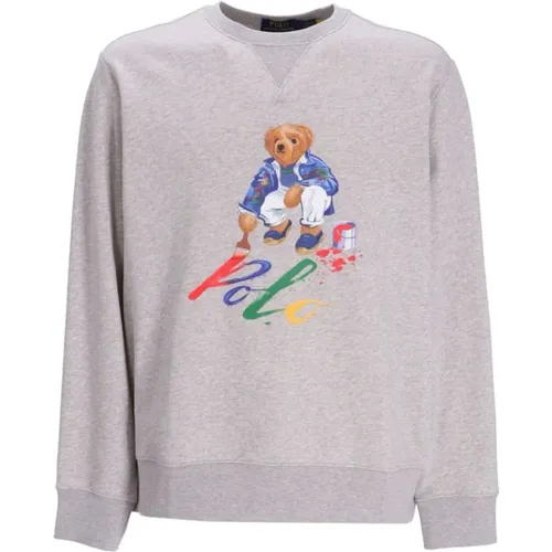 Embroidered 'Polo Bear' Sweatshirt , male, Sizes: 2XL - Ralph Lauren - Modalova