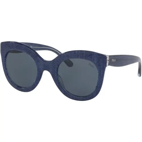 Blaue Damen Sonnenbrille Stilvolles Design , Damen, Größe: ONE Size - Ralph Lauren - Modalova