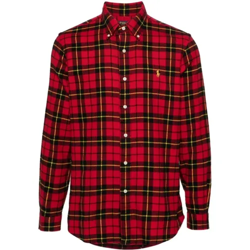 Rote Polo Shirts, Tartan Check Hemd - Ralph Lauren - Modalova