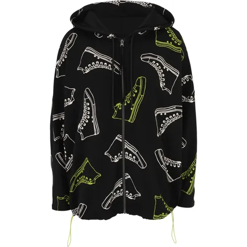 Sneakers Print Kapuzenjacke - Doris Streich - Modalova