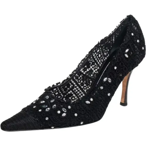 Pre-owned Canvas heels , female, Sizes: 7 UK - René Caovilla Pre-owned - Modalova