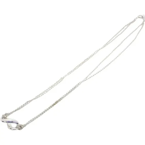 Pre-owned Silver necklaces , female, Sizes: ONE SIZE - Tiffany & Co. Pre-owned - Modalova