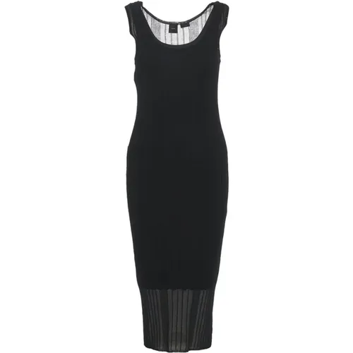 Schwarzes Kleid für Frauen , Damen, Größe: M - pinko - Modalova