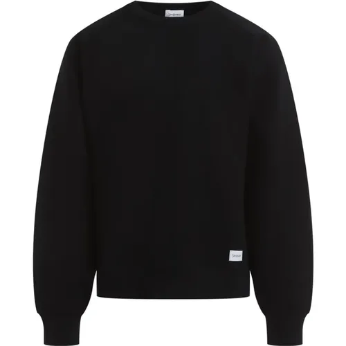 Cotton Sweatshirt Aw24 Style , male, Sizes: S, L, M, XL - Saint Laurent - Modalova