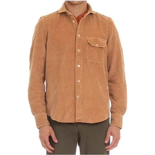 Corduroy Overshirt Shirt , male, Sizes: XL, L - Finamore - Modalova