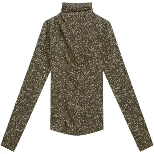 Langarmshirt mit Punkten Lime , Damen, Größe: M - Isabel Marant Étoile - Modalova