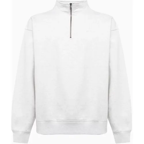 Sweatshirt mit Halbem Reißverschluss in Einfarbig , Herren, Größe: S - Nike - Modalova