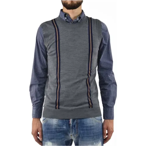Men`s Wool Sleeveless Sweater , male, Sizes: M - Dsquared2 - Modalova