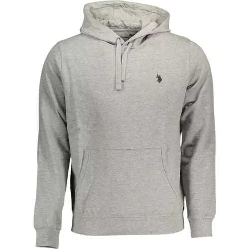 Hooded Sweatshirt with Embroidered Logo , male, Sizes: XL, 3XL, L, 2XL - U.s. Polo Assn. - Modalova