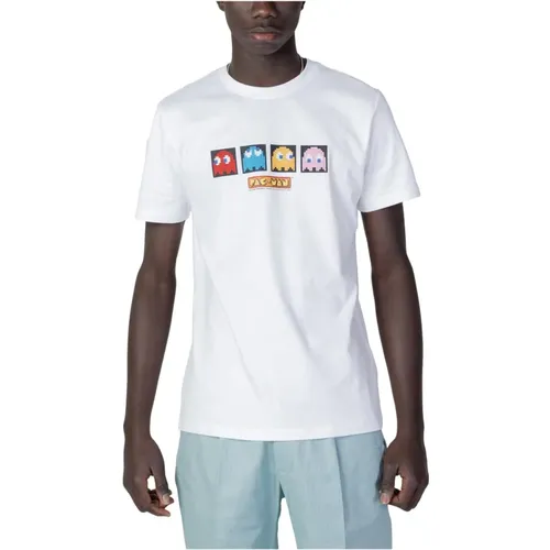 Weißes Bedrucktes T-Shirt - Antony Morato - Modalova