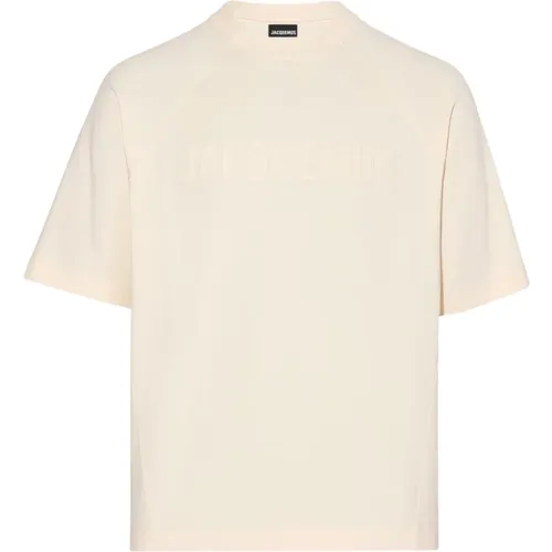 Lässiges Baumwoll-T-Shirt , Herren, Größe: S - Jacquemus - Modalova