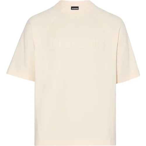 Lässiges Baumwoll-T-Shirt , Herren, Größe: XL - Jacquemus - Modalova