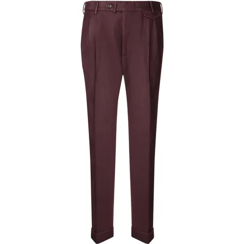 Men's Clothing Trousers Bordeaux Aw23 , male, Sizes: S, M - Dell'oglio - Modalova