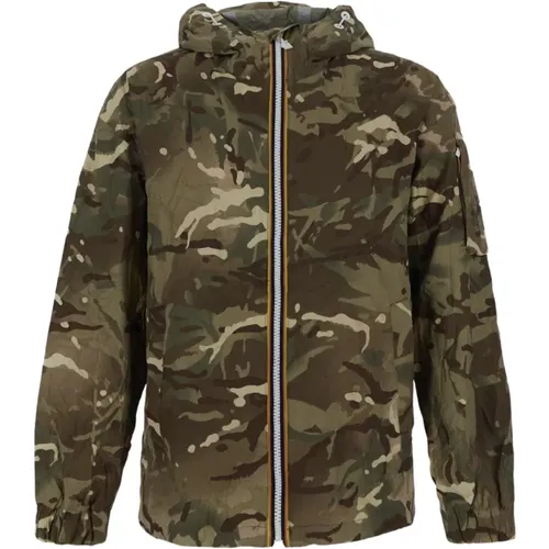 Militärjacke , Herren, Größe: L - K-way - Modalova