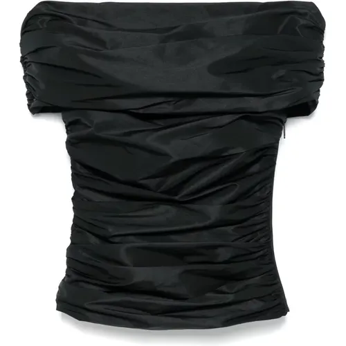 Taffeta Top with Side Zip , female, Sizes: S, XS - Coperni - Modalova