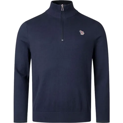 Half Zip Strickpullover , Herren, Größe: M - PS By Paul Smith - Modalova