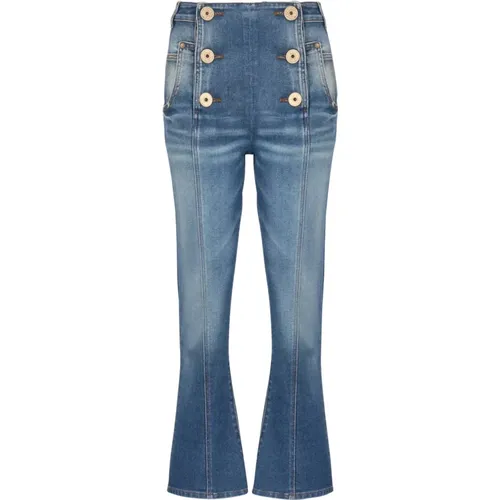 Bootcut denim jeans Balmain - Balmain - Modalova