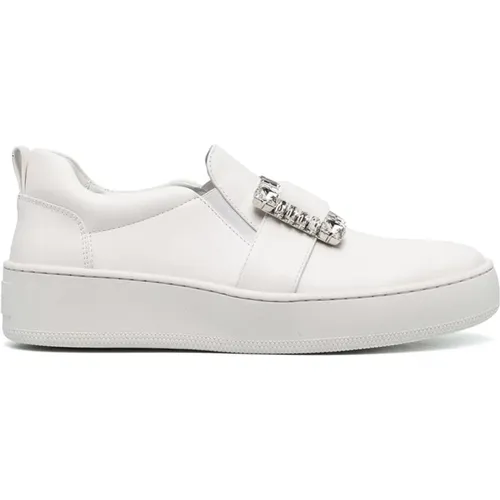 Leather Buckle Trainers , female, Sizes: 7 UK - Sergio Rossi - Modalova