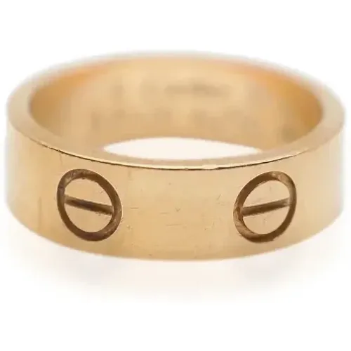 Pre-owned Gold rings , female, Sizes: ONE SIZE - Cartier Vintage - Modalova