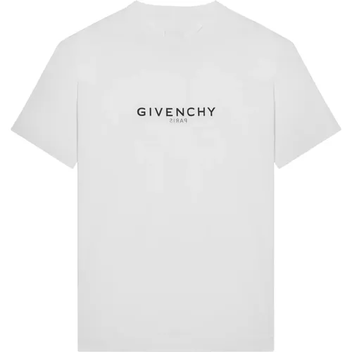 Kurzarm Rundhals T-Shirt , Herren, Größe: M - Givenchy - Modalova