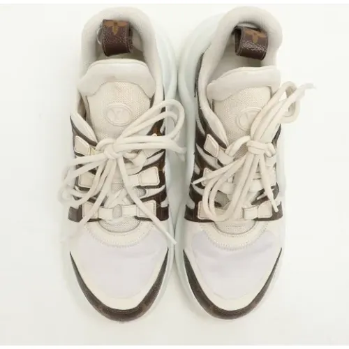 Pre-owned Coated canvas sneakers , female, Sizes: 5 UK - Louis Vuitton Vintage - Modalova