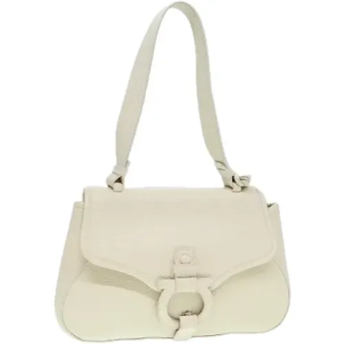 Pre-owned Leather shoulder-bags , female, Sizes: ONE SIZE - Salvatore Ferragamo Pre-owned - Modalova