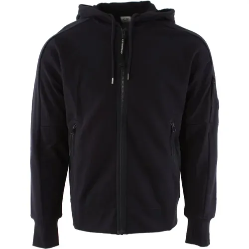 Diagonal Raised Fleece Zip-Through Sweatshirt , male, Sizes: S - C.P. Company - Modalova