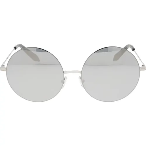 Stylish Sunglasses, Supra Round Design , female, Sizes: ONE SIZE - Victoria Beckham - Modalova