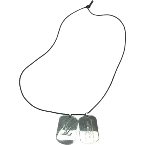 Pre-owned Stainless Steel necklaces , female, Sizes: ONE SIZE - Louis Vuitton Vintage - Modalova