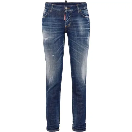 Dunkelblaue Skinny Jeans Dsquared2 - Dsquared2 - Modalova