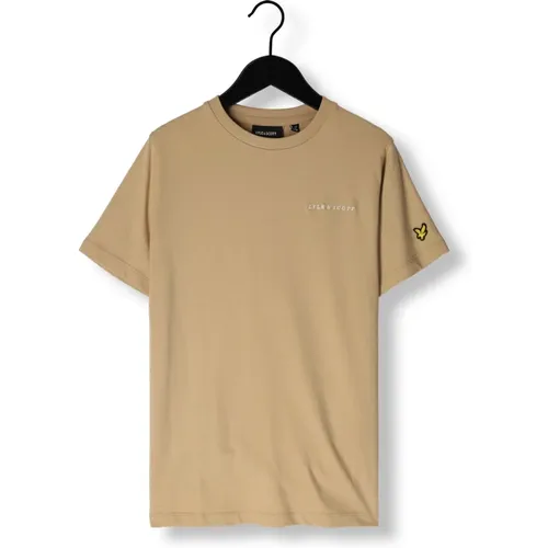 Script besticktes T-Shirt - Lyle & Scott - Modalova