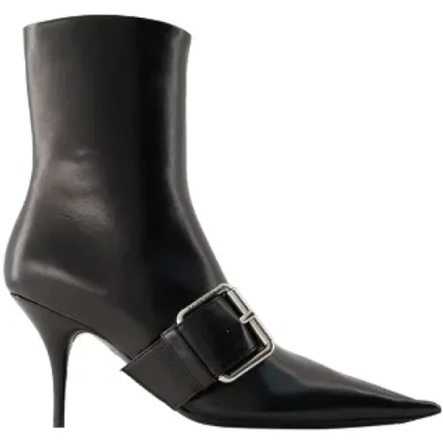 Leather boots , female, Sizes: 8 UK - Balenciaga - Modalova