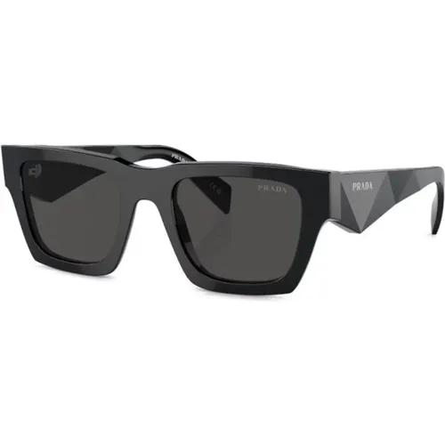 Square Frame Sunglasses Grey Lenses , male, Sizes: ONE SIZE - Prada - Modalova