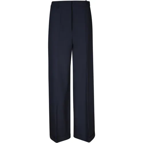 Mid-rise Regular Fit Wool Trousers , female, Sizes: XS - Kenzo - Modalova