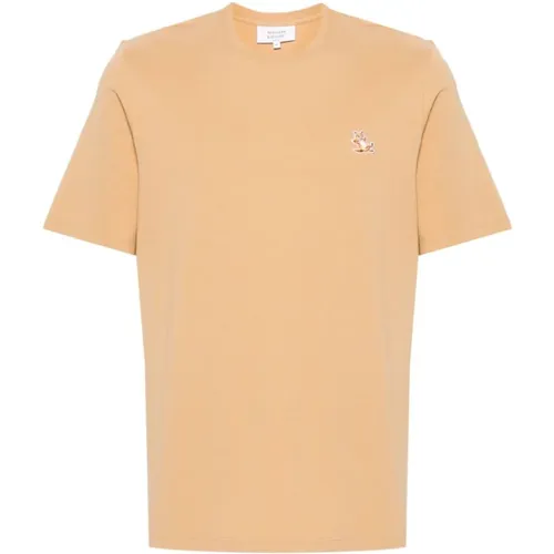 Stylish T-shirts and Polos , male, Sizes: S, XL, M, L - Maison Kitsuné - Modalova