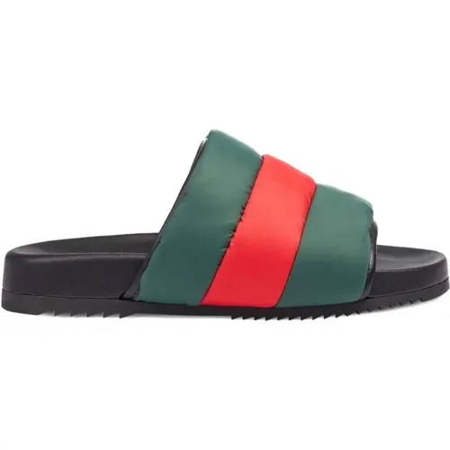 Web Padded Sandals , male, Sizes: 7 UK, 6 UK, 8 UK - Gucci - Modalova