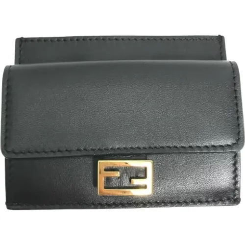 Pre-owned Leather wallets , female, Sizes: ONE SIZE - Fendi Vintage - Modalova