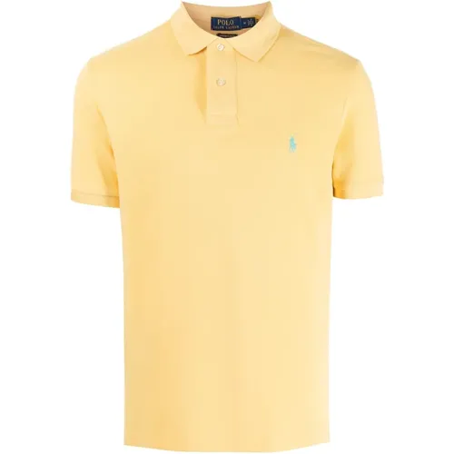 Maßgeschneidertes Slim Fit Poloshirt , Herren, Größe: 2XL - Ralph Lauren - Modalova