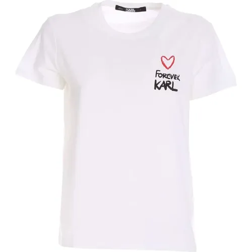 Forever Karl Tshirt , female, Sizes: XS, XL - Karl Lagerfeld - Modalova