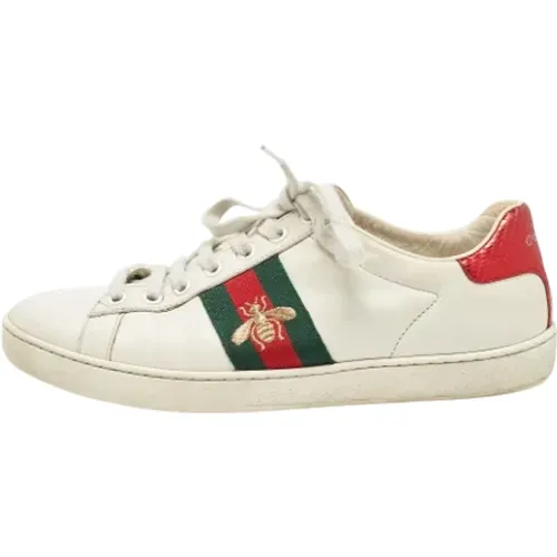 Pre-owned Leder sneakers - Gucci Vintage - Modalova