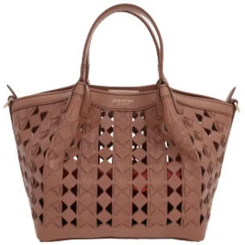 Woven Leather Tote Bag , female, Sizes: ONE SIZE - Serapian - Modalova