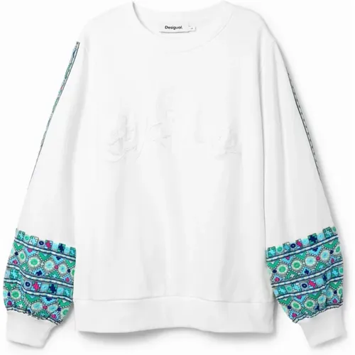 Sweatshirts , female, Sizes: 2XL, S, XL - Desigual - Modalova