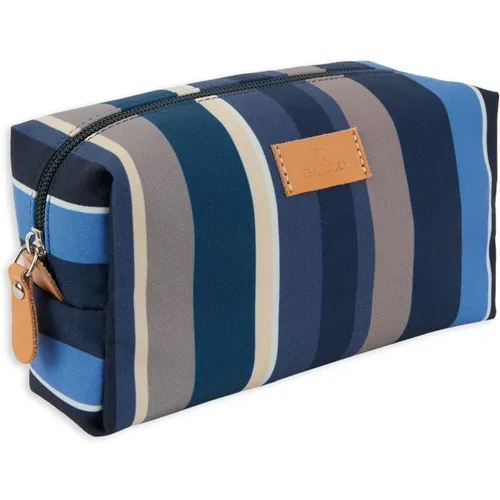 Unisex Bowler-Beuteltasche in Blau mit mehrfarbigen Streifen - Gallo - Modalova